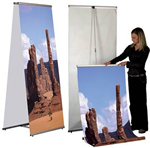 Signage Displays Banner Stand - Double Sided Display6